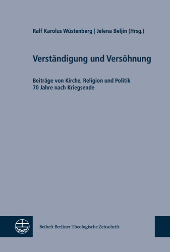 Book cover: Verstandigung und Versohnung