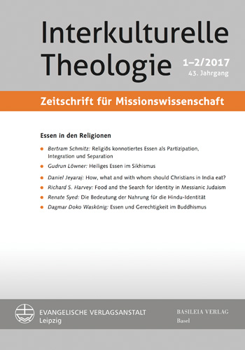 Book cover: Essen in den Religionen