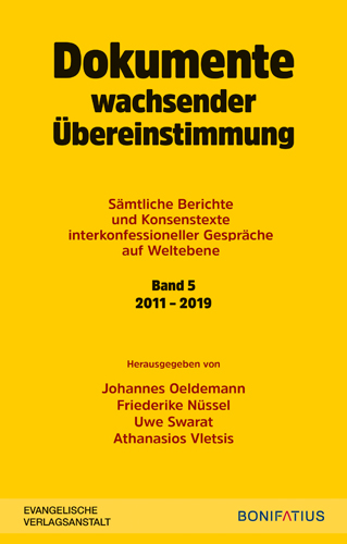 Book cover: Dokumente wachsender Ubereinstimmung