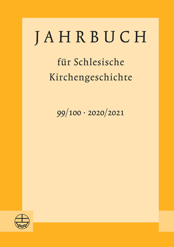 Book cover: Jahrbuch fur Schlesische Kirchengeschichte