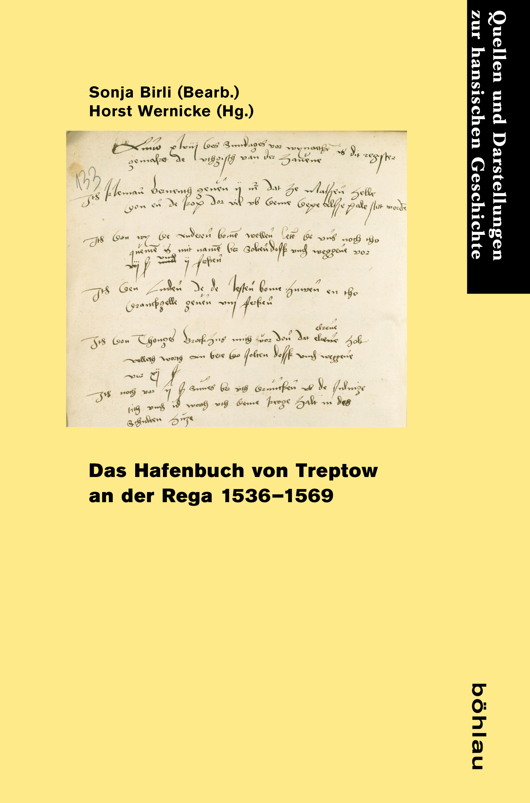 Book cover: Das Hafenbuch von Treptow an der Rega 1536-1569