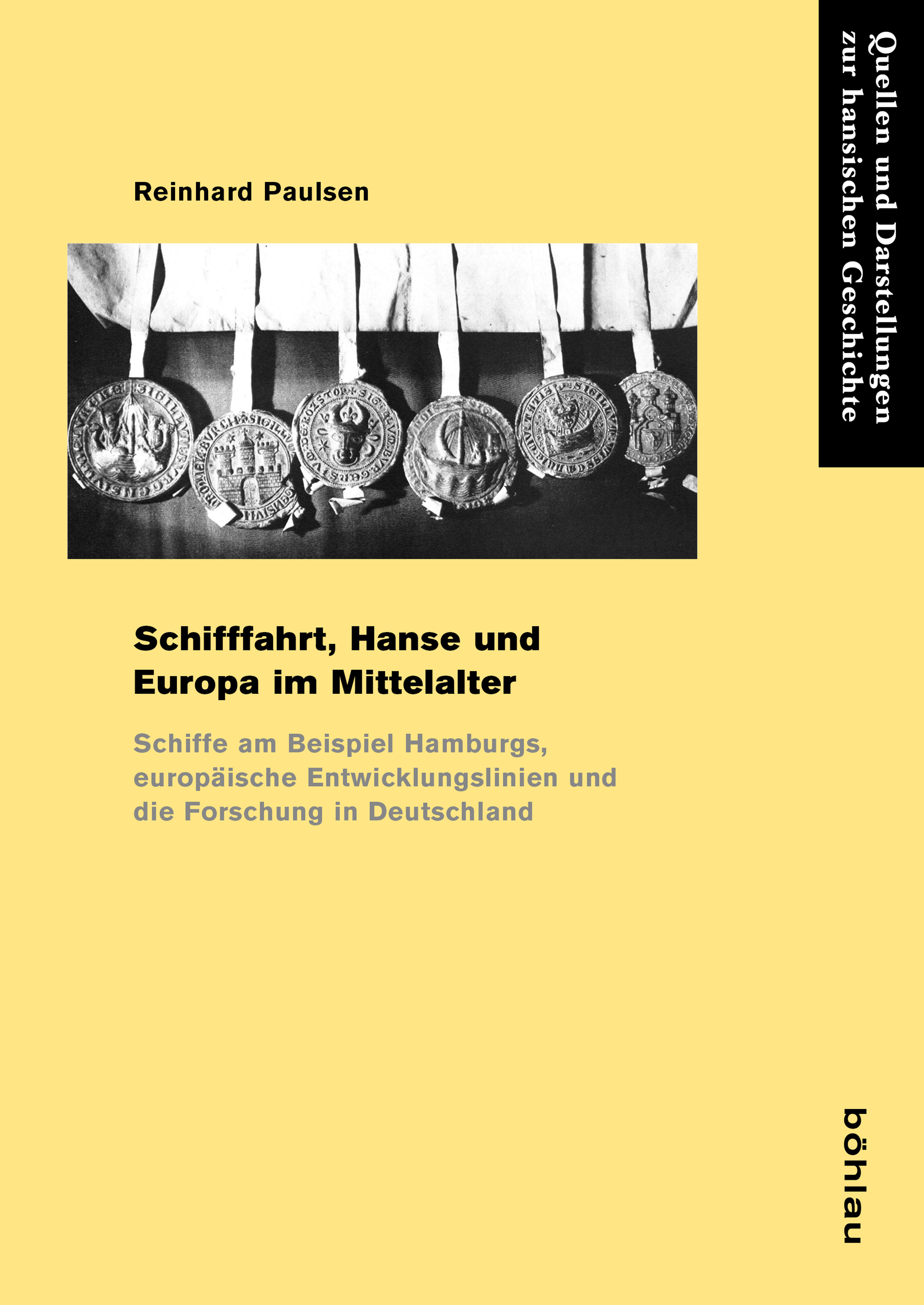 Book cover: Schifffahrt, Hanse und Europa im Mittelalter