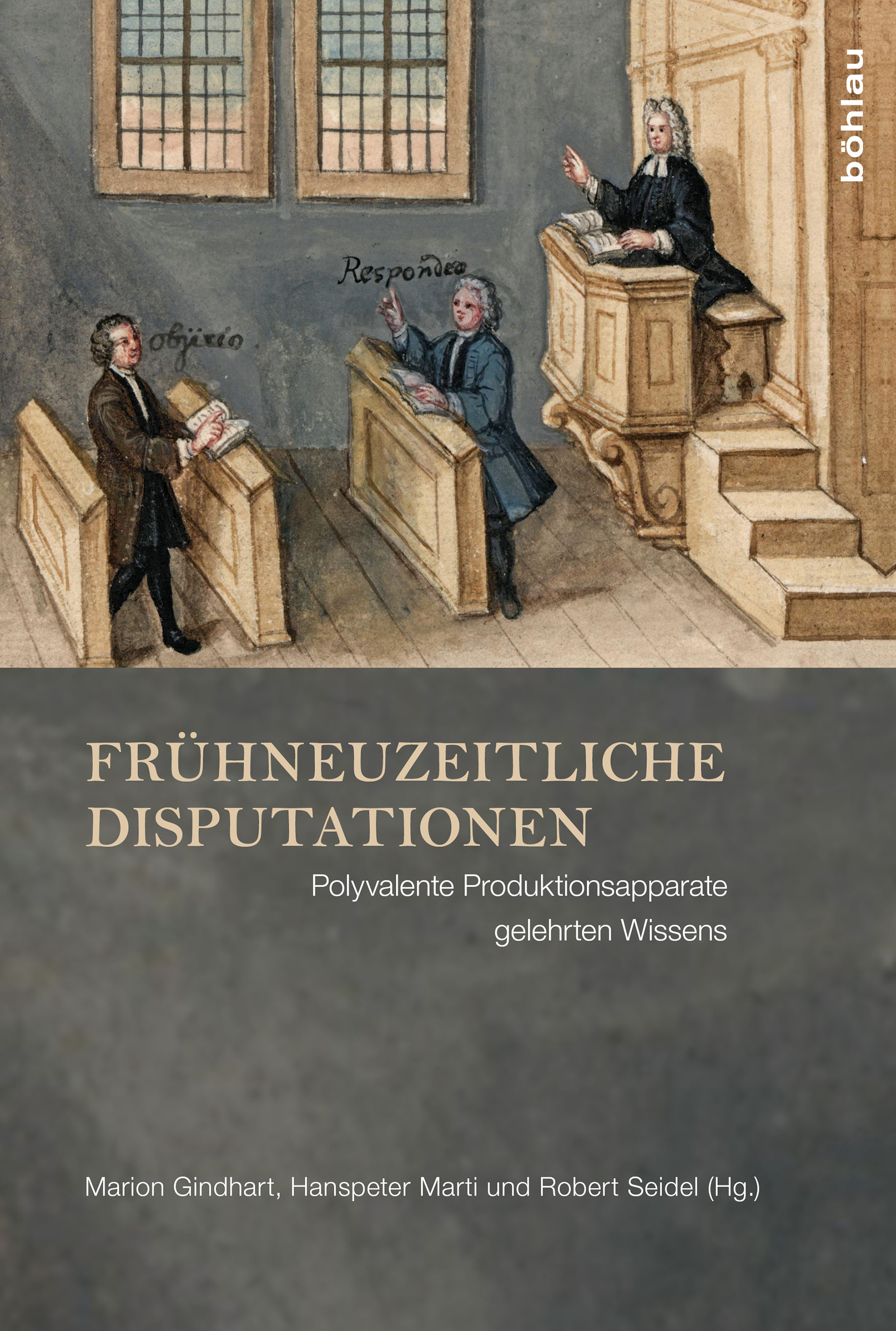 Book cover: Frühneuzeitliche Disputationen