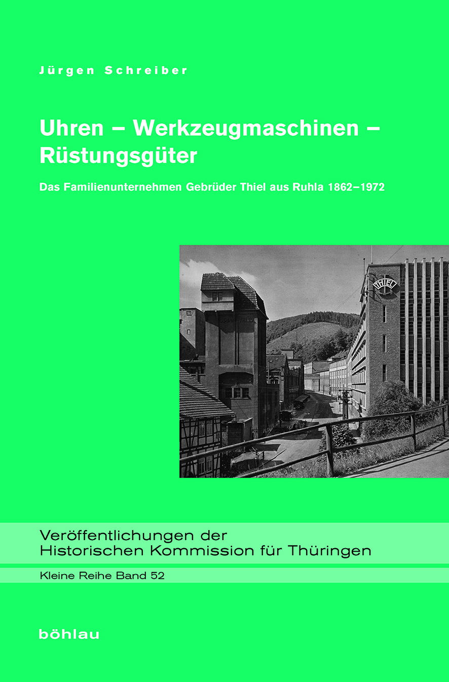 Book cover: Uhren – Werkzeugmaschinen – Rüstungsgüter