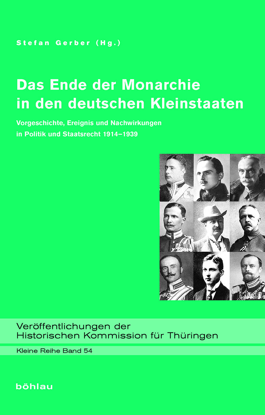 Book cover: Das Ende der Monarchie in den deutschen Kleinstaaten