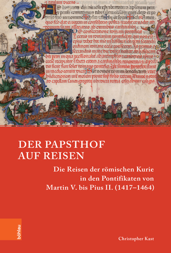 Book cover: Der Papsthof auf Reisen