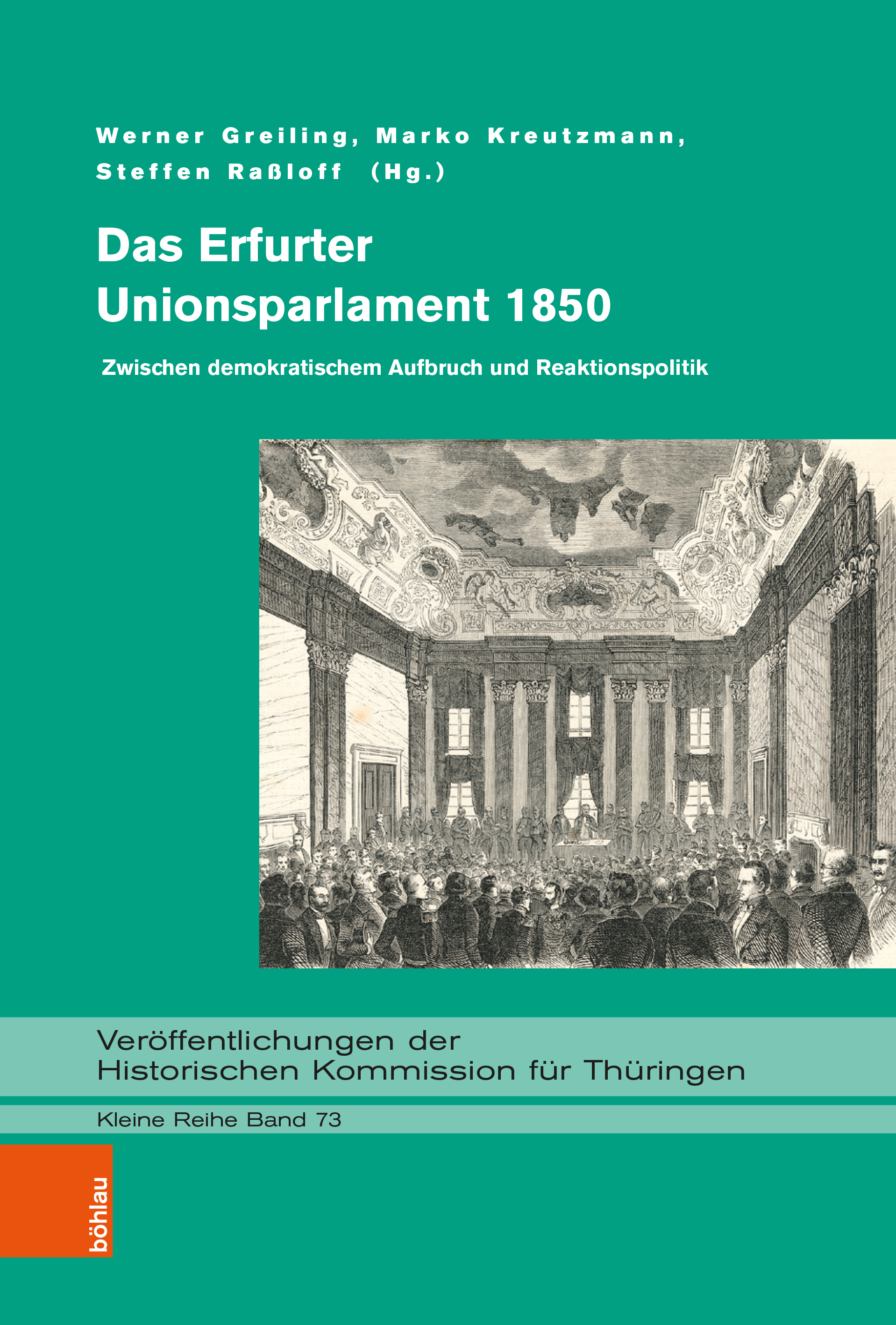 Book cover: Das Erfurter Unionsparlament 1850