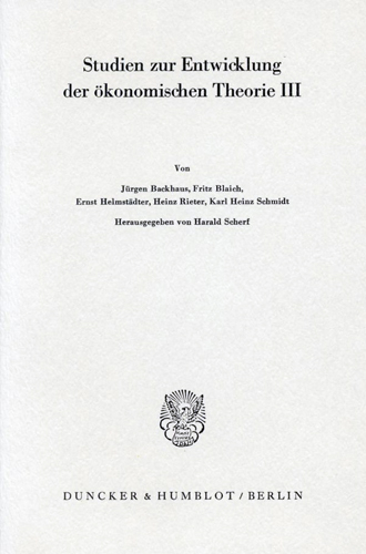 Book cover: Bedeutung und Fortwirkung der Physiokraten.