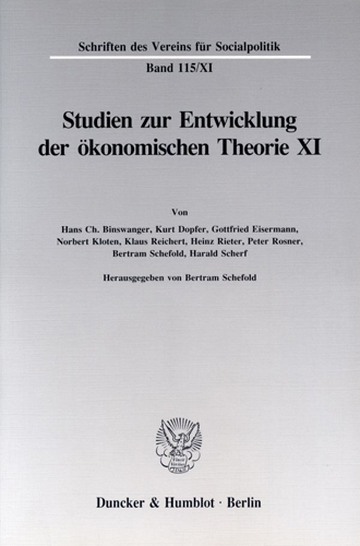 Book cover: Die Darstellung der Wirtschaft und der Wirtschaftswissenschaften in der Belletristik.