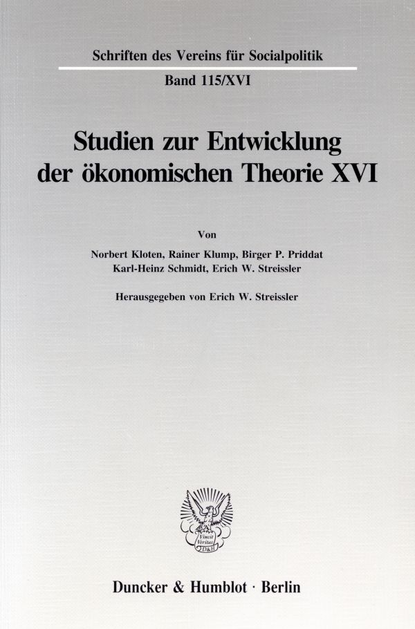 Book cover: Die Umsetzung wirtschaftspolitischer Grundkonzeptionen in die kontinentaleuropäische Praxis des 19. und 20. Jahrhunderts, I. Teil.