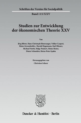 Book cover: Die deutschsprachige Wirtschaftswissenschaft in den ersten Jahrzehnten nach 1945.