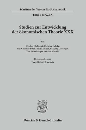 Book cover: Die Zeit um den Ersten Weltkrieg als Krisenzeit der Ökonomen.