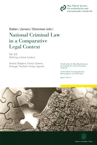 Book cover: National Criminal Law in a Comparative Legal Context. Vol. 3.2.