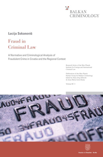 Book cover: Fraud in Criminal Law.