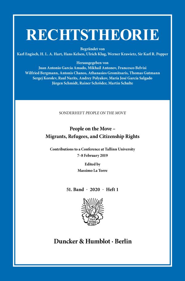 Book cover: People on the Move – Migrants, Refugees, and Citizenship Rights.
