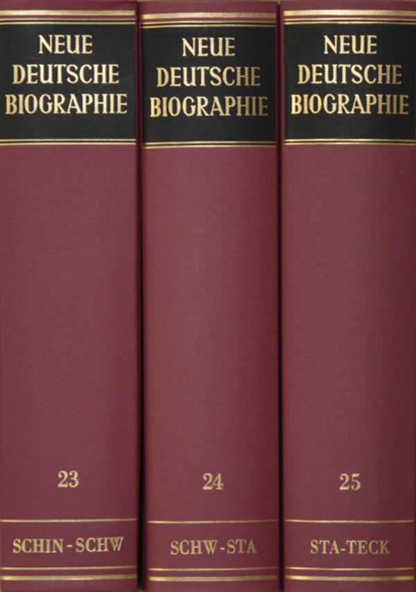 Book cover: Neue Deutsche Biographie