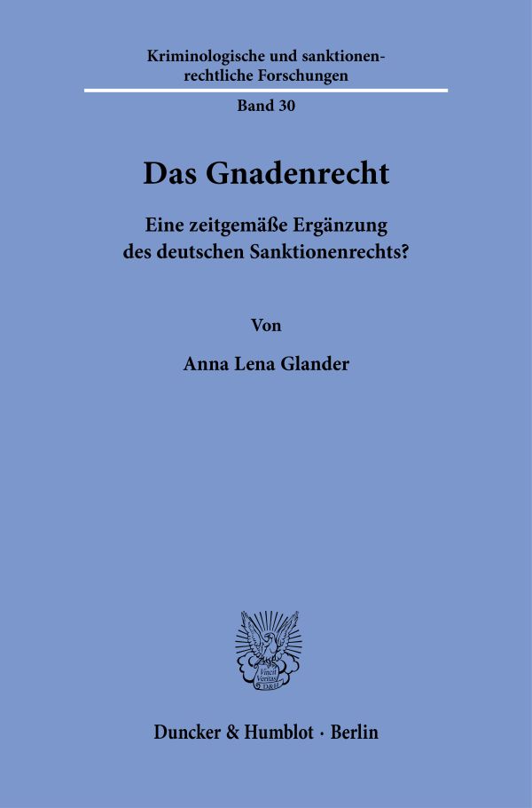 Book cover: Das Gnadenrecht