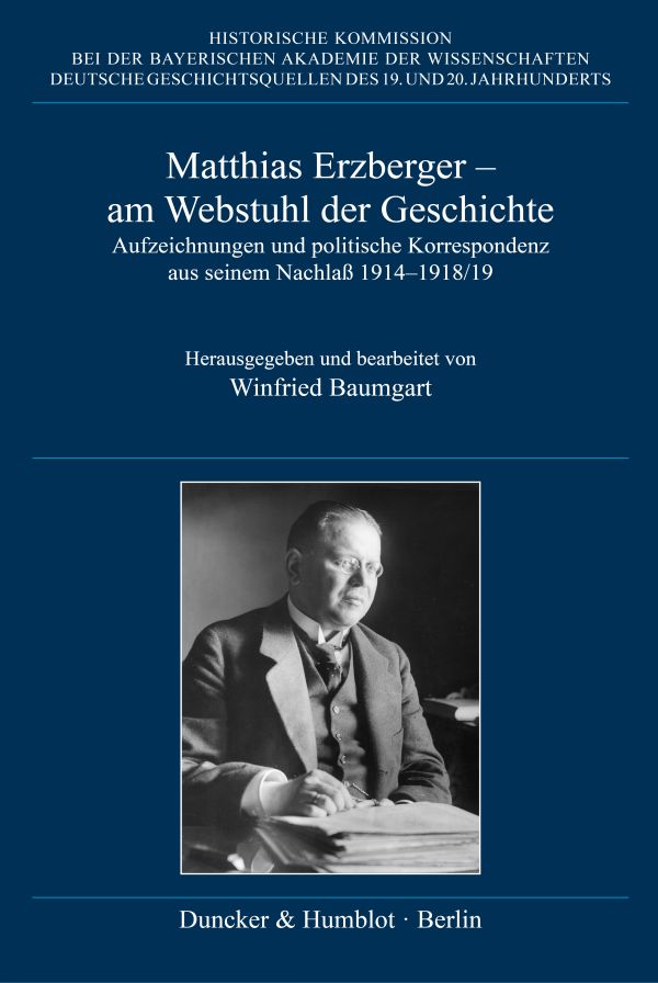Book cover: Matthias Erzberger – am Webstuhl der Geschichte