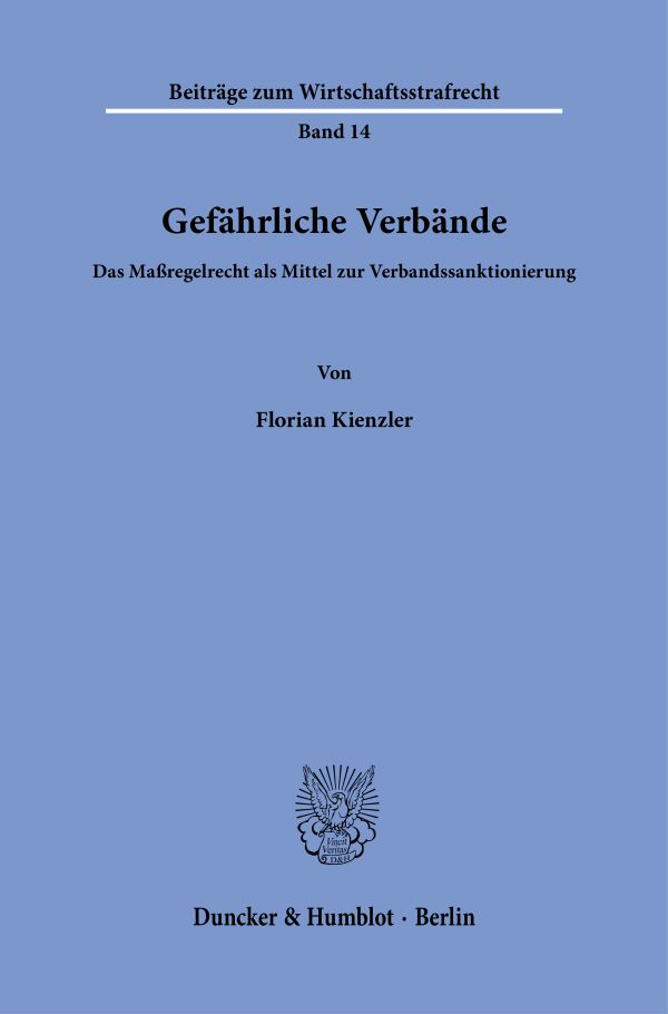 Book cover: Gefährliche Verbände