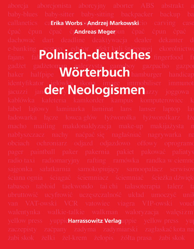 Book cover: Worterbuch der Neologismen Polnisch-Deutsch