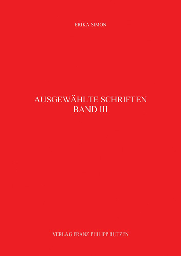 Book cover: Ausgewahlte Schriften