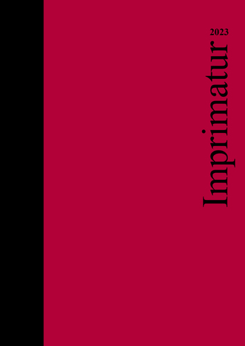 Book cover: Imprimatur 28 (2023). Ein Jahrbuch fur Bucherfreunde