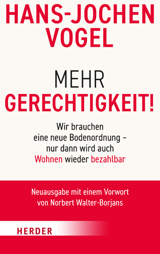 Book cover: Mehr Gerechtigkeit!