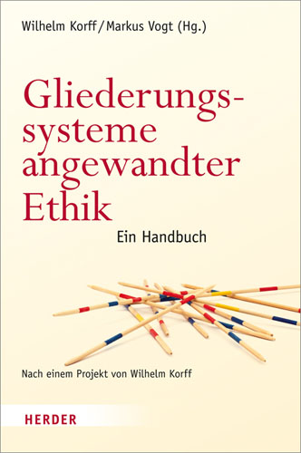 Book cover: Gliederungssysteme angewandter Ethik