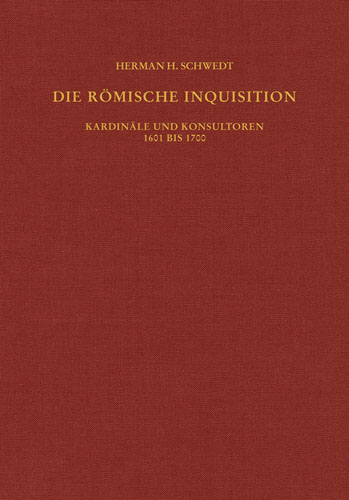 Book cover: Die romische Inquisition