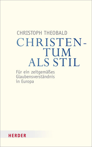 Book cover: Christentum als Stil