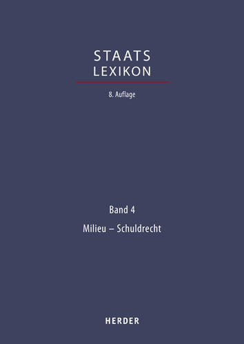 Book cover: Staatslexikon