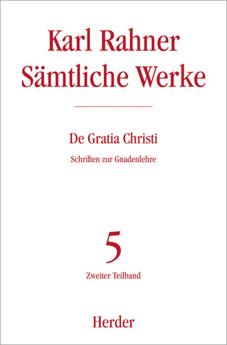 Book cover: De Gratia Christi