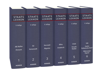 Book cover: Staatslexikon Gesamtwerk Bd. 1-6
