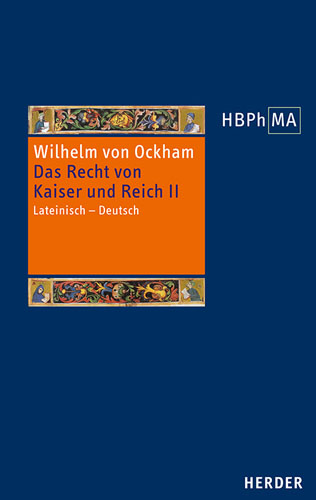 Book cover: De iuribus Romani imperii. III.2 Dialogus. Das Recht von Kaiser und Reich, III.2 Dialogus