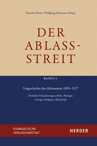 Book cover: Vorgeschichte des Ablassstreits 1095-1517