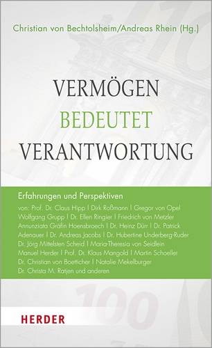 Book cover: Vermogen bedeutet Verantwortung