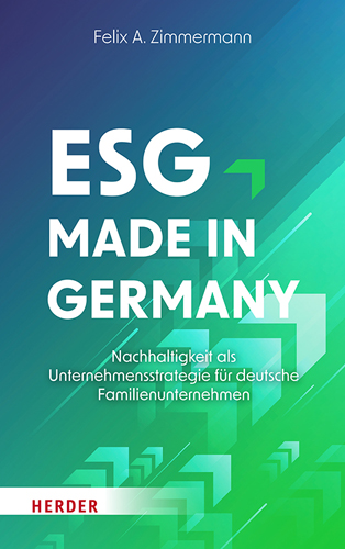 Book cover: ESG – Made in Germany