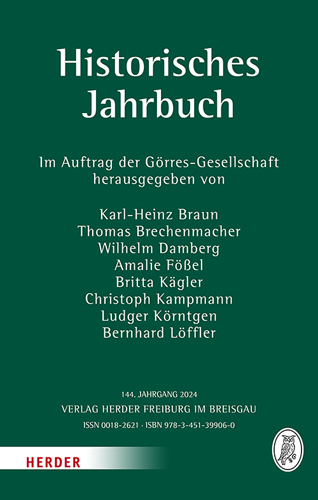 Book cover: Historisches Jahrbuch
