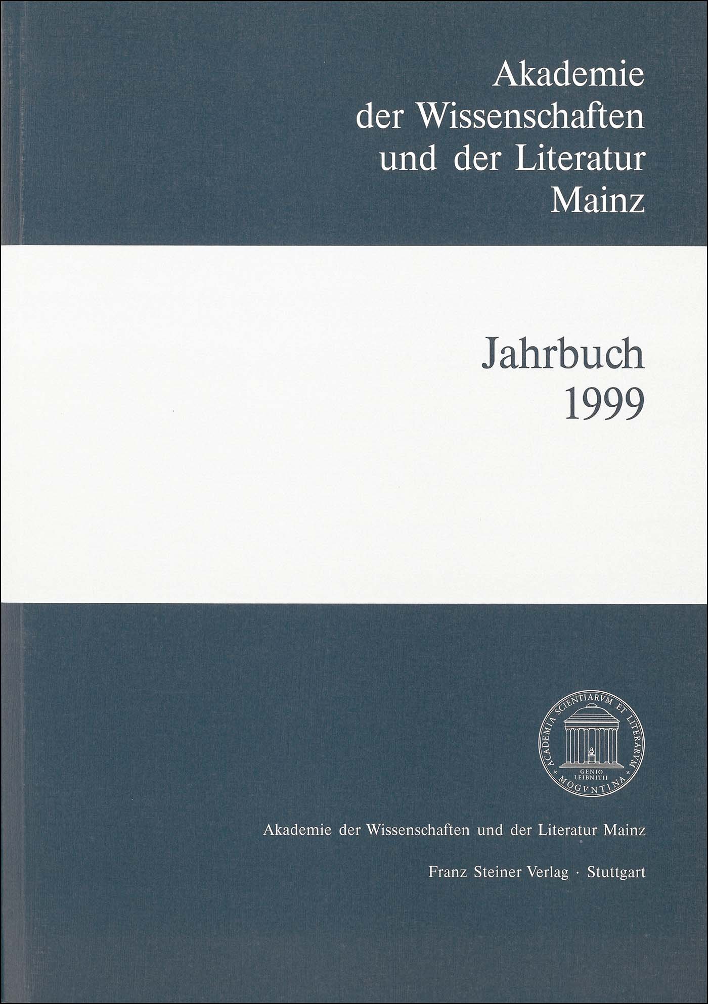 Book cover: Akademie der Wissenschaften und der Literatur Mainz – Jahrbuch 50 (1999)