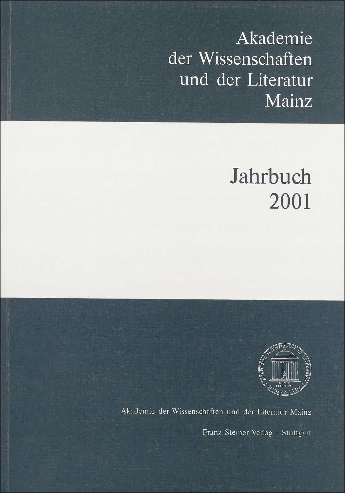 Book cover: Akademie der Wissenschaften und der Literatur Mainz – Jahrbuch 52 (2001)