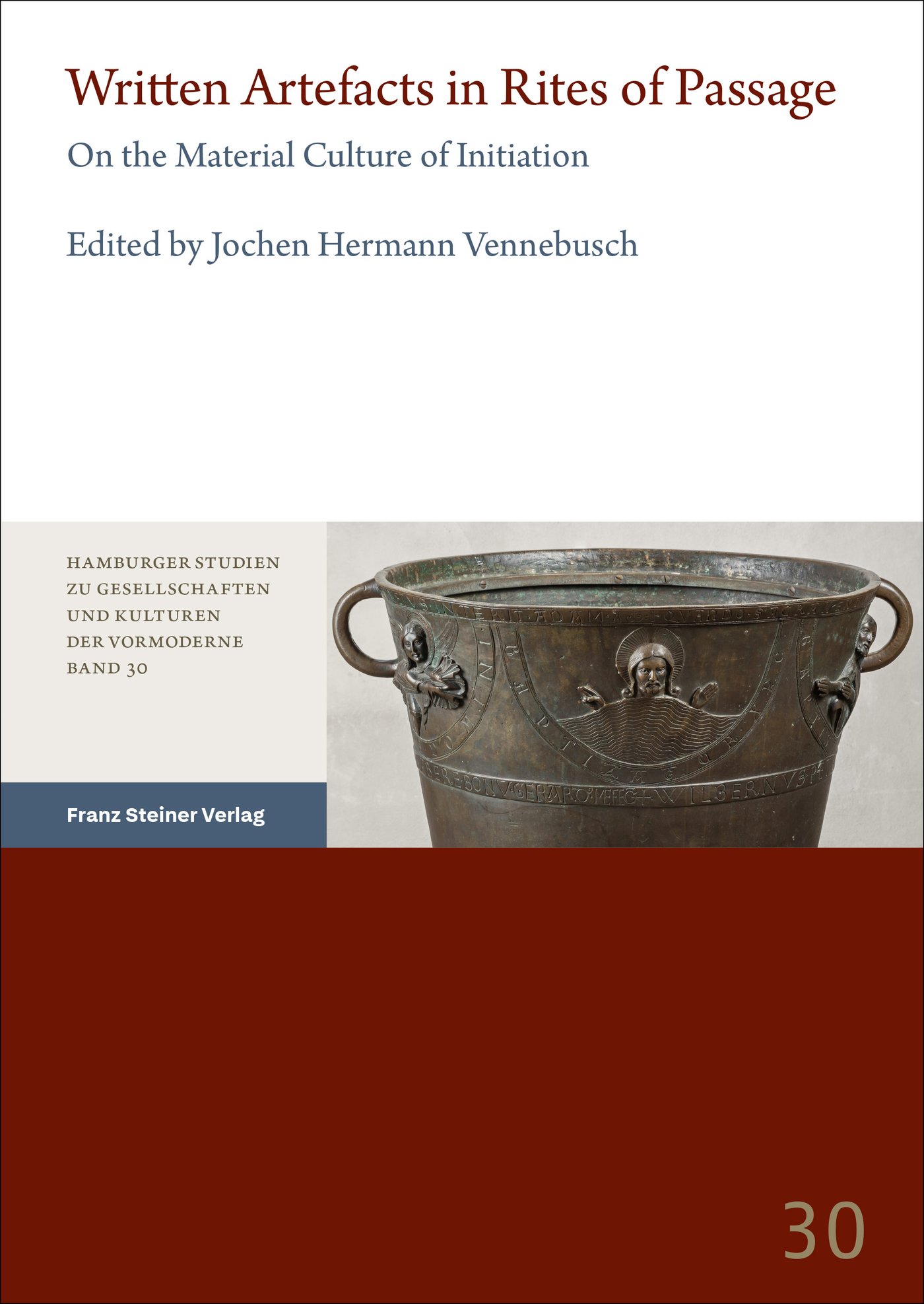 Book cover: Written Artefacts in Rites of Passage