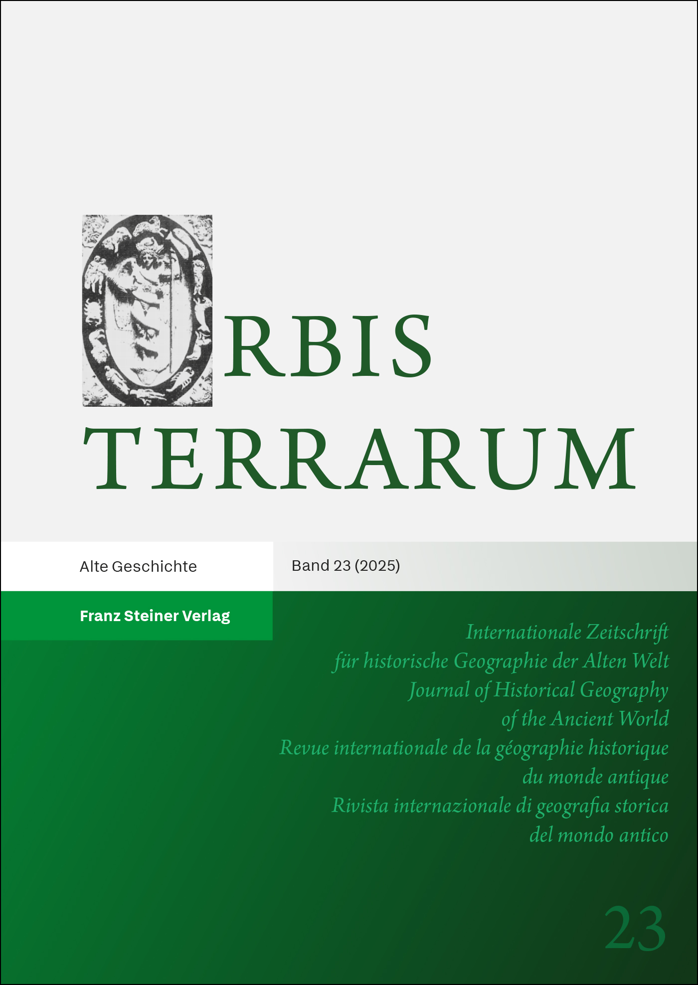 Book cover: Orbis Terrarum 23 (2025)