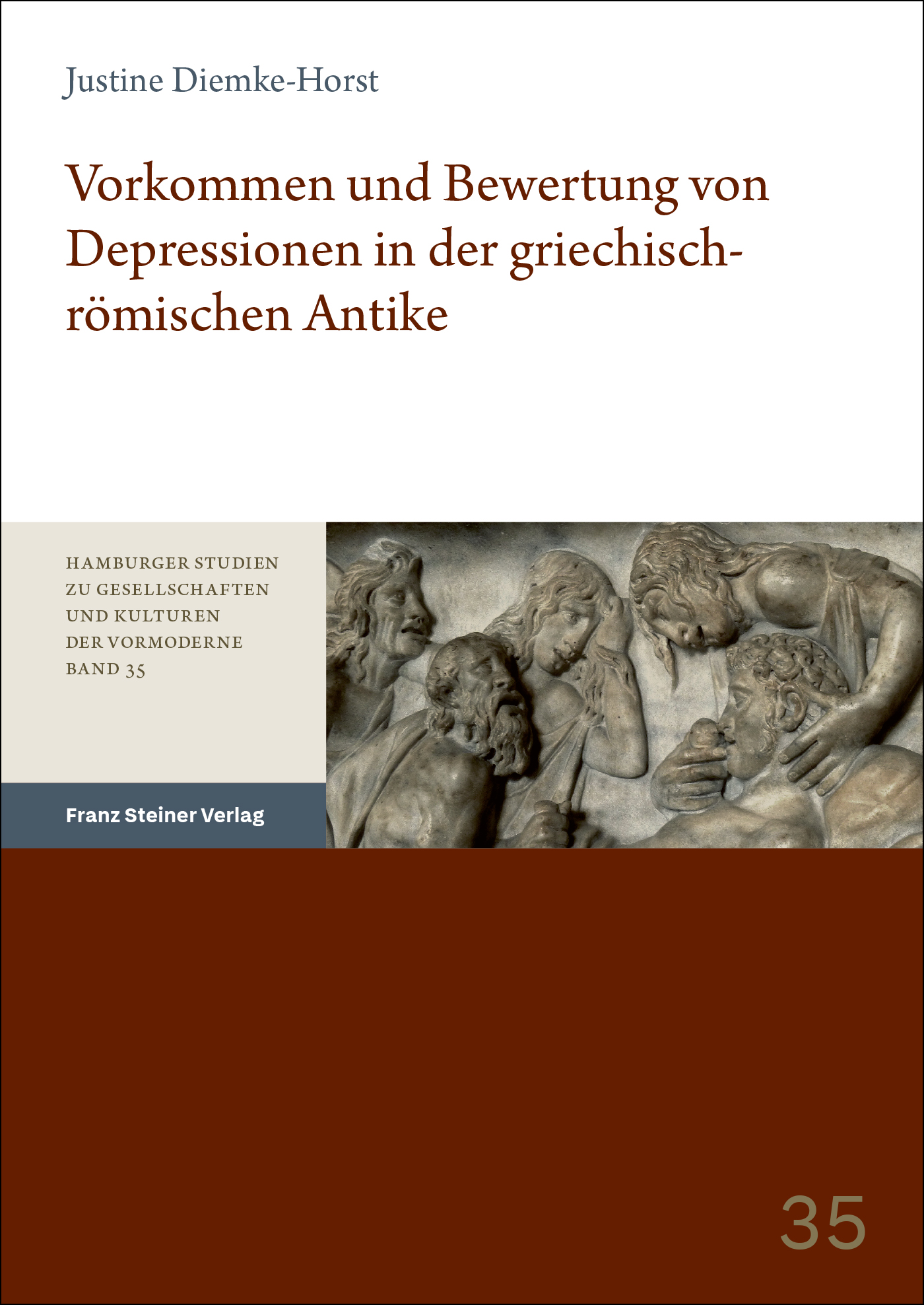 Book cover: Vorkommen und Bewertung von Depressionen in der griechisch-römischen Antike