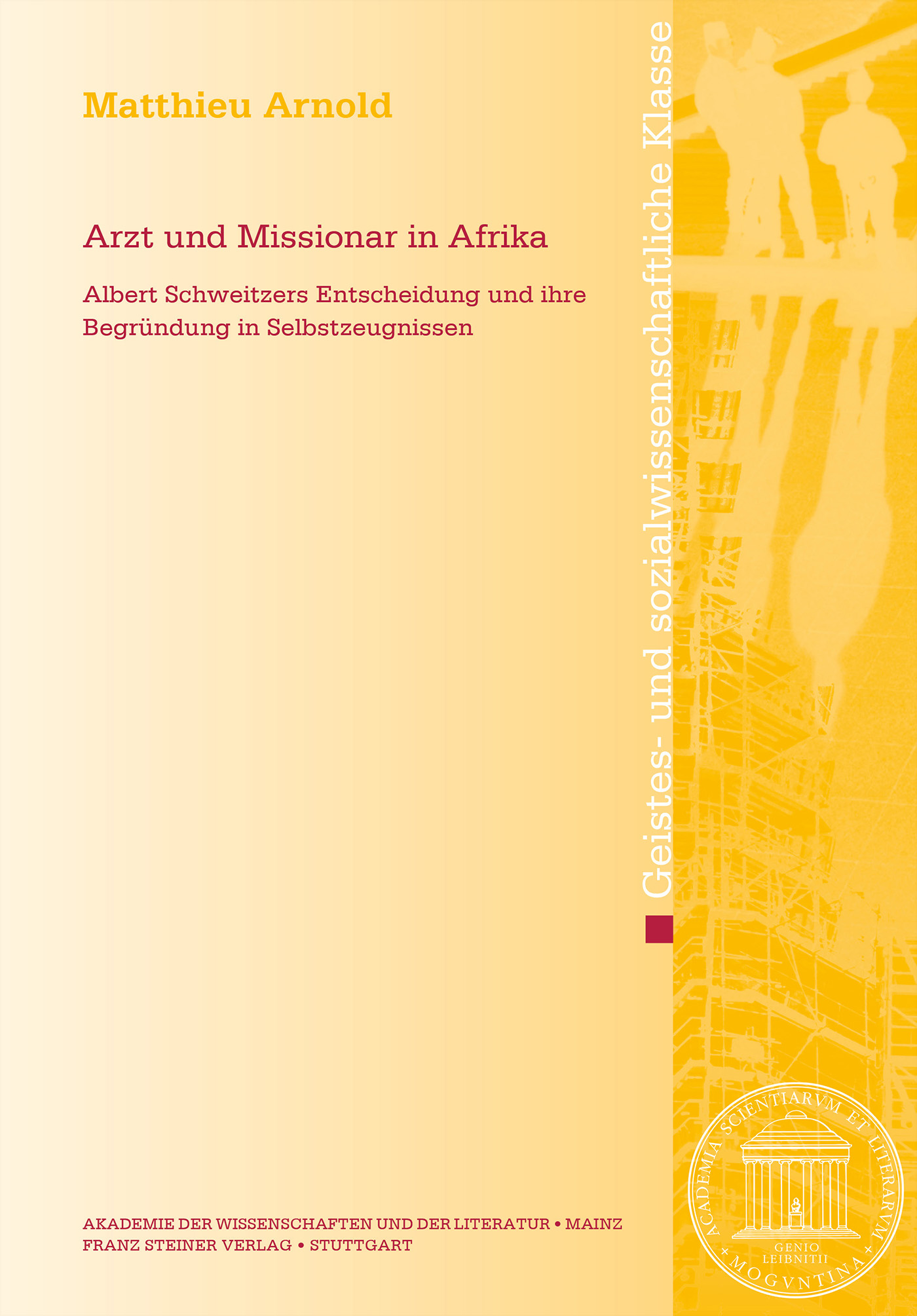 Book cover: Arzt und Missionar in Afrika
