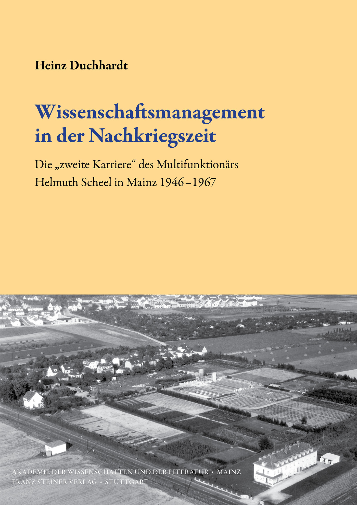 Book cover: Wissenschaftsmanagement in der Nachkriegszeit