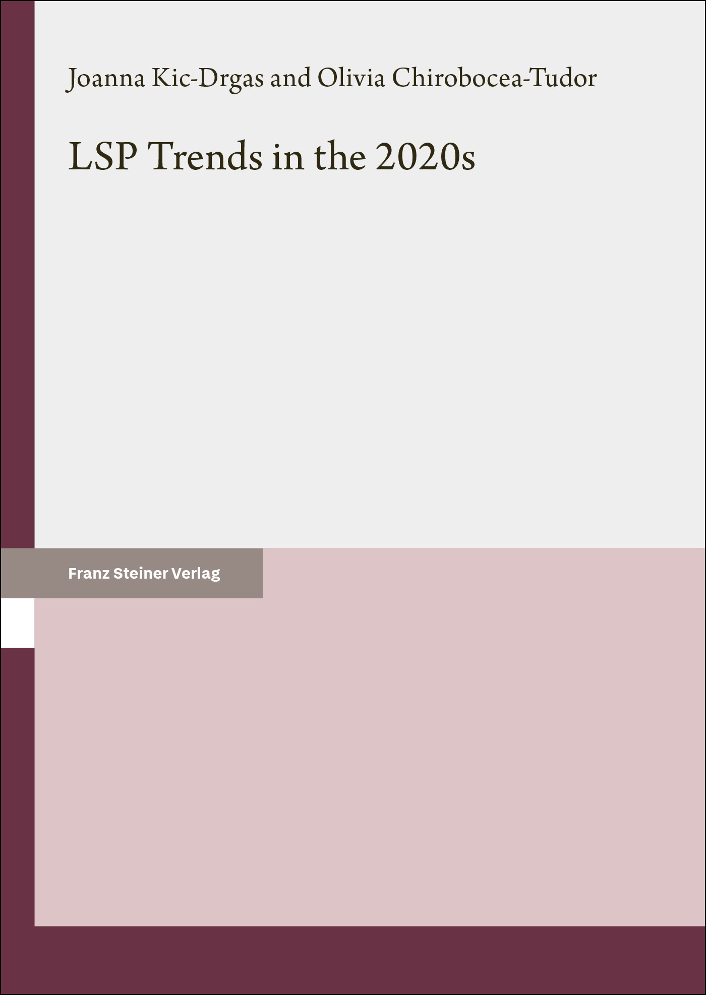 Book cover: LSP Trends in the 2020s