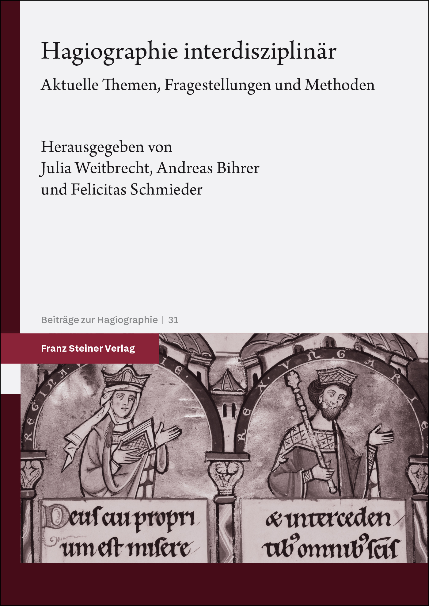 Book cover: Hagiographie interdisziplinär