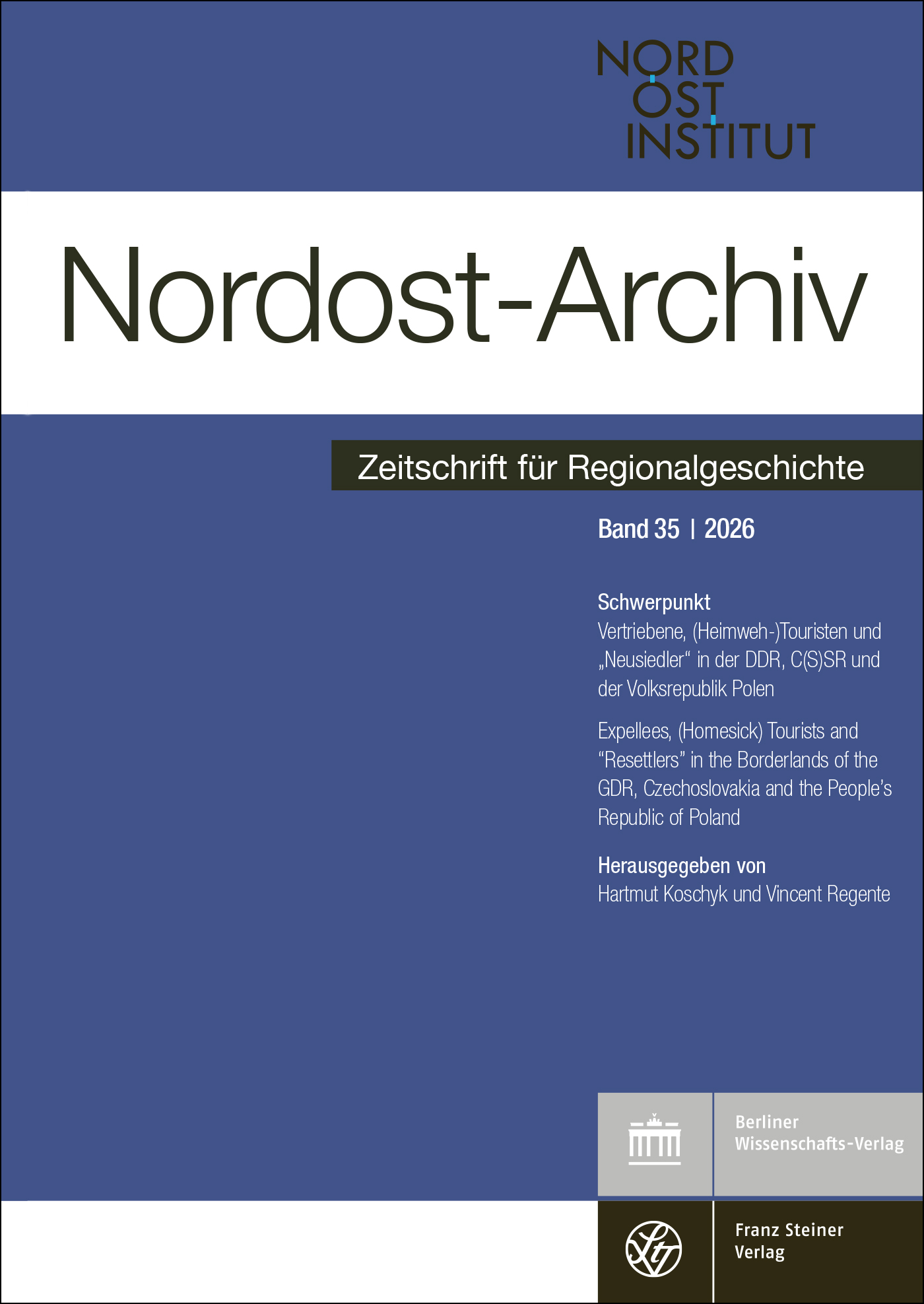 Book cover: Nordost-Archiv 35 (2026)
