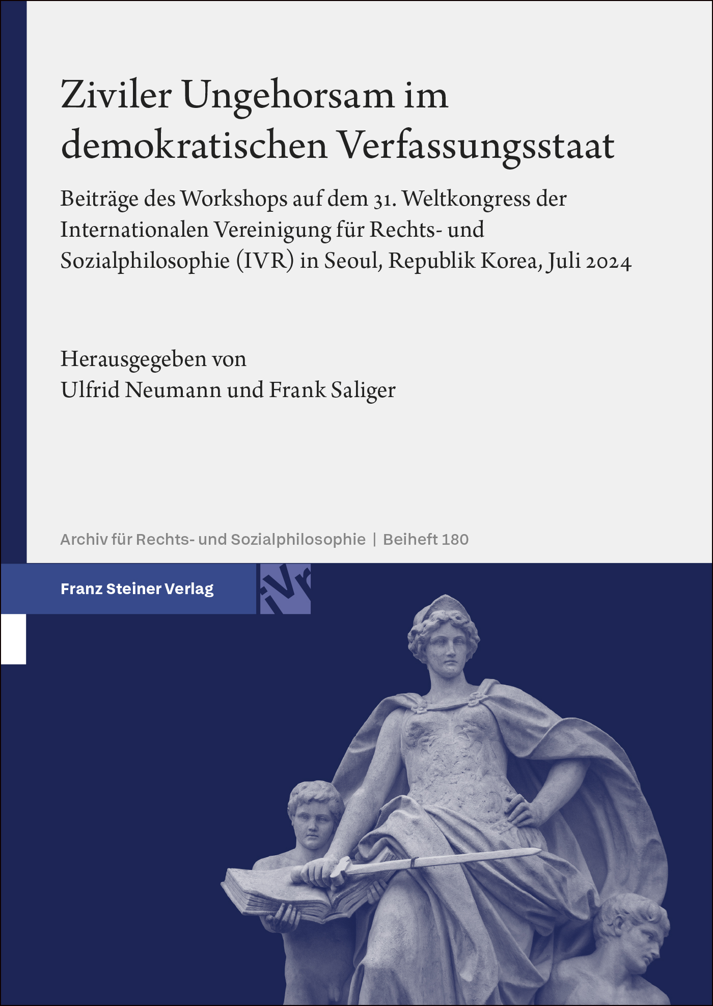 Book cover: Ziviler Ungehorsam im demokratischen Verfassungsstaat