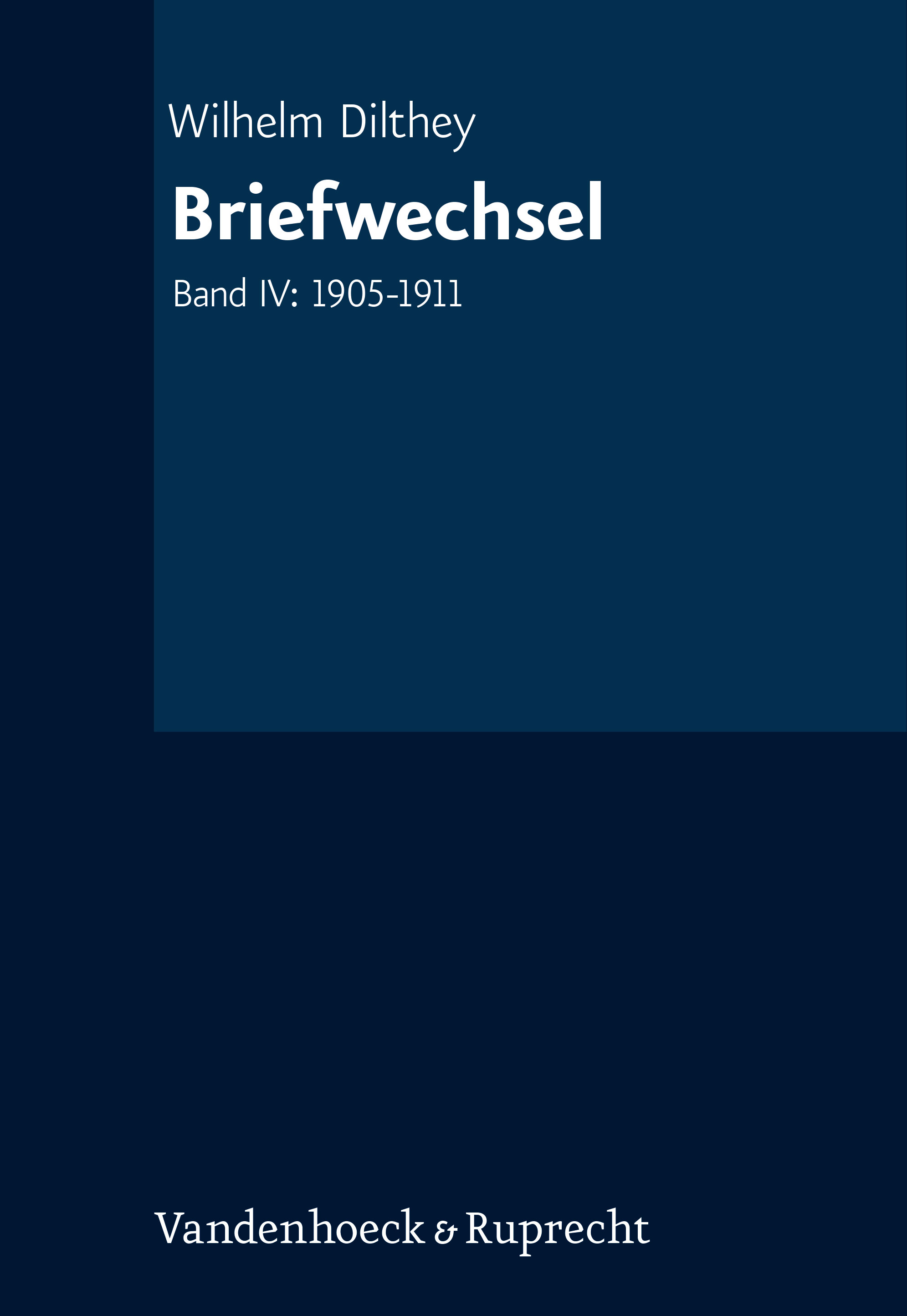 Book cover: Briefwechsel